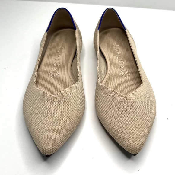 Rothy’s The Point Ballet Flat in Ecru Size 9 - Picture 4 of 16